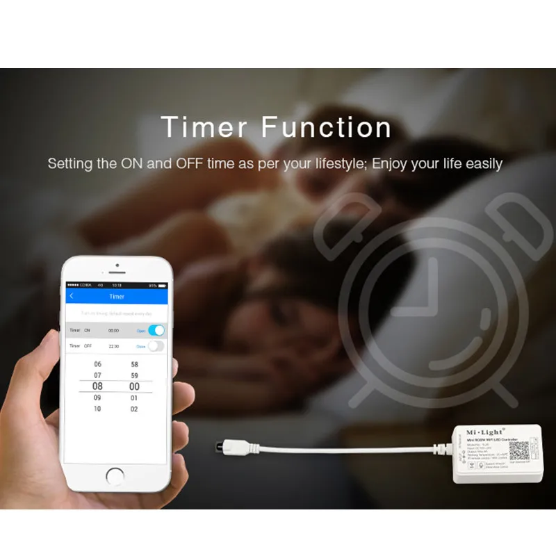 Светодиодный мини контроллер MiBoxer Mini RGB WiFi RGBW светильник Mi 5 в 1 светодиодный для