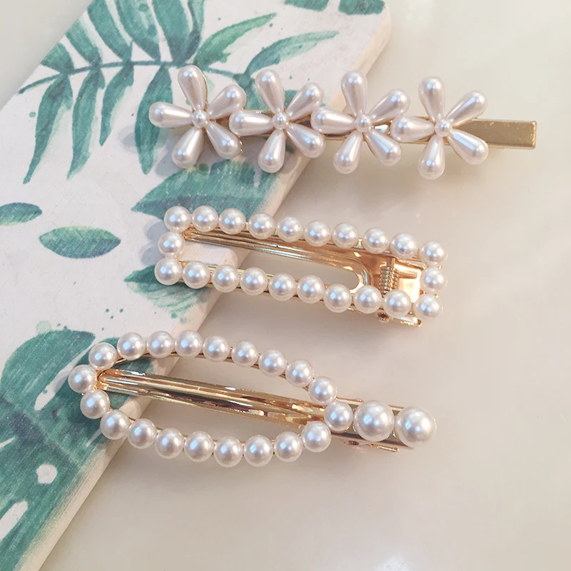 3 шт. Модные женские элегантные имитация жемчуга для родителей и детей