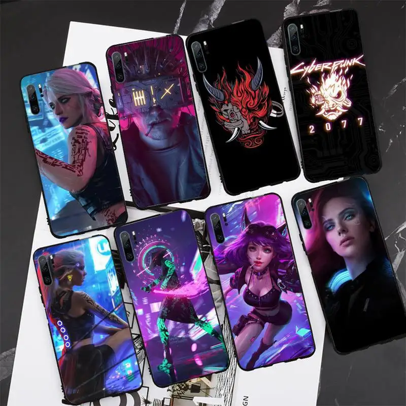 

Cyberpunk Phone Case for Samsung Galaxy J2 J4 J5 J6 J7 J8 Note5 7 8 9 10 20 prime plus lite ultra pro Fundas cover