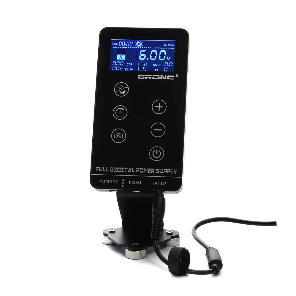 2020 New Arrival Professional Bronc Tattoo Power LCD Digtal With Bronc-V6 Machine Pen kit Free Shipping | Красота и здоровье