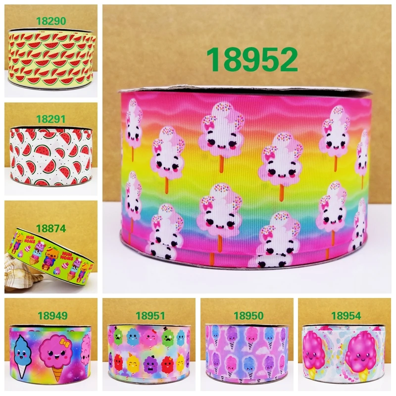 Бесплатная доставка 10 ярдов корсажная лента с принтом на Хэллоуин ширина 3 дюйма