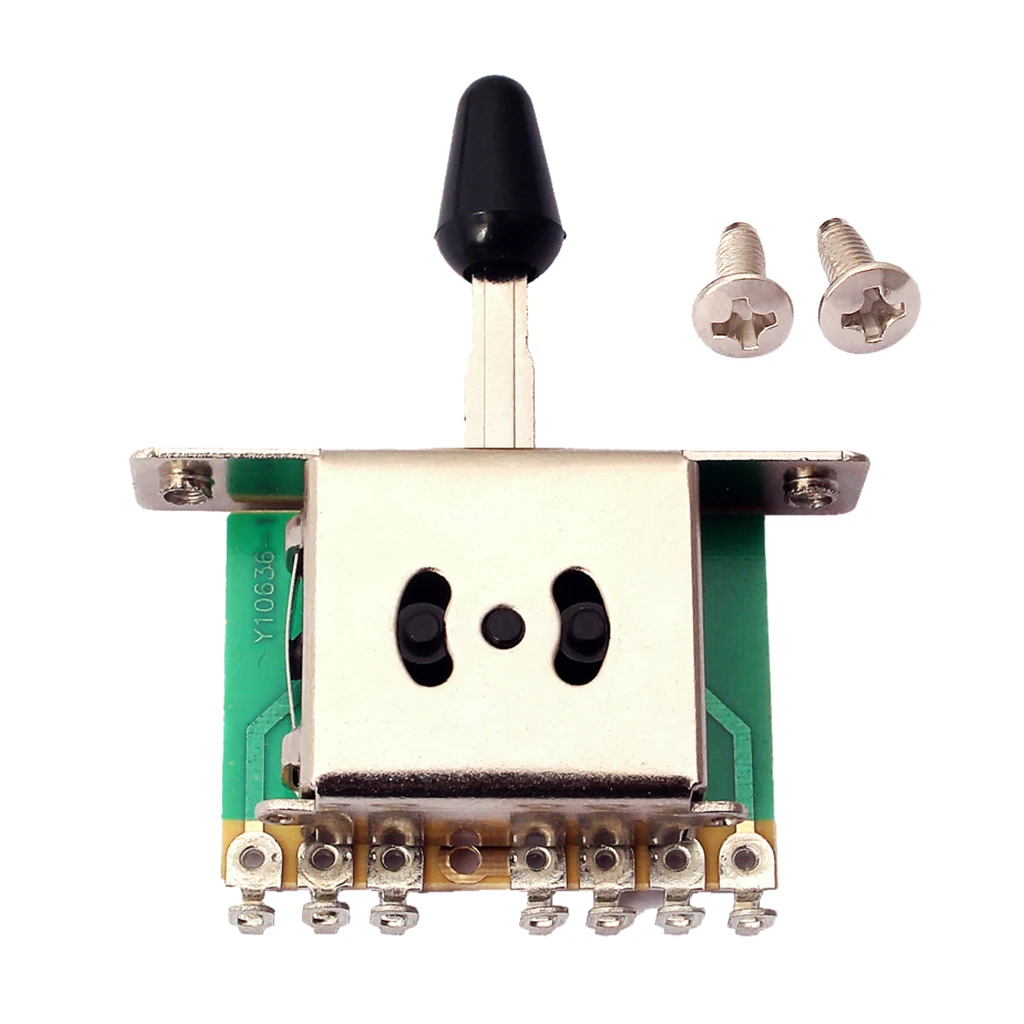 

5 способ гитарный звукосниматель электрораспределительной коробкой многопозиционного переключателя с черным кончиком для Электрогитары