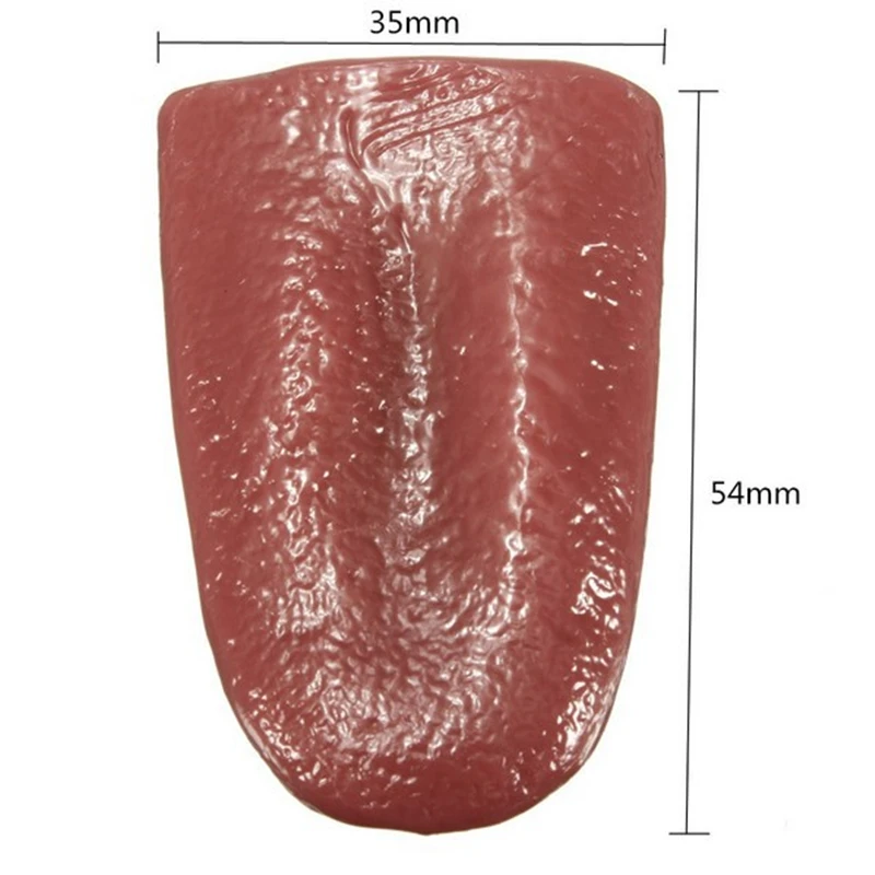 

horror funny magic tricks whole person false simulation tongue decompression toy Halloween prank