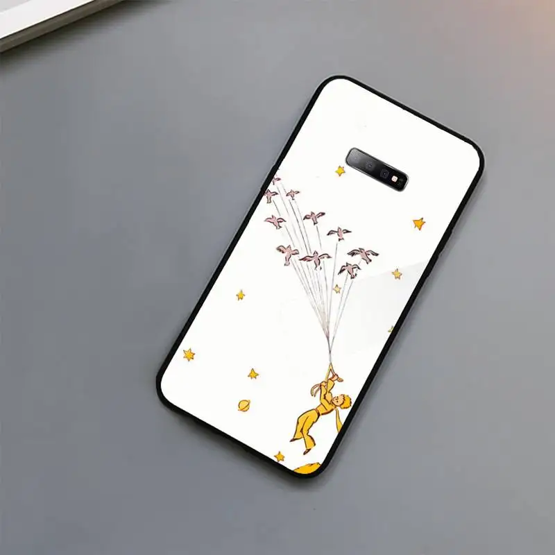 

Little Prince France cartoon movie Phone Case Tempered glass For Samsung S6 S7 edge S8 S9 S10 e plus note8 9 10 pro