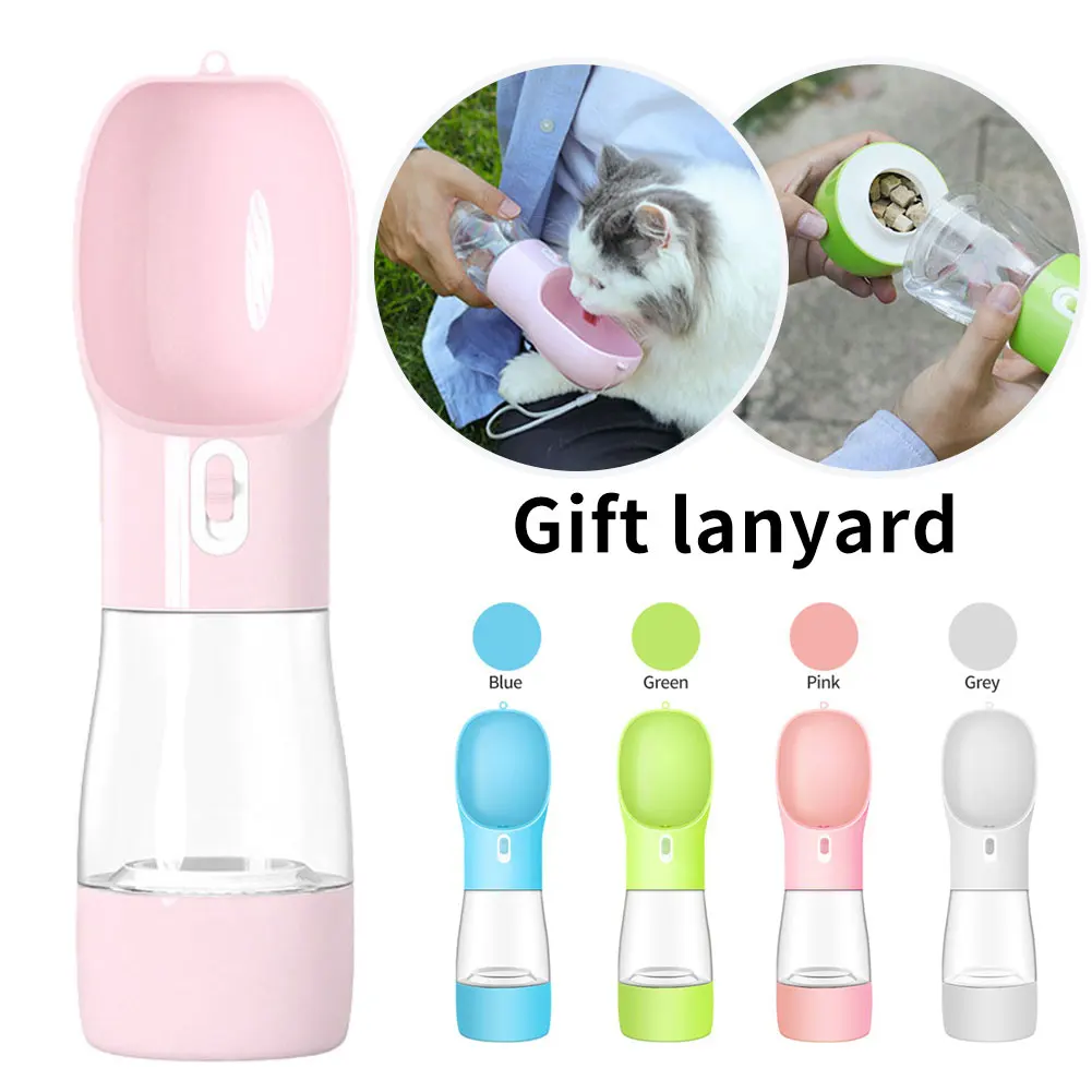 

Pet Water Bottle Feeder Portable Outdoor Leakage Proof Drinking Dispenser Small Cat Puppy Feeder Food Container Accessories