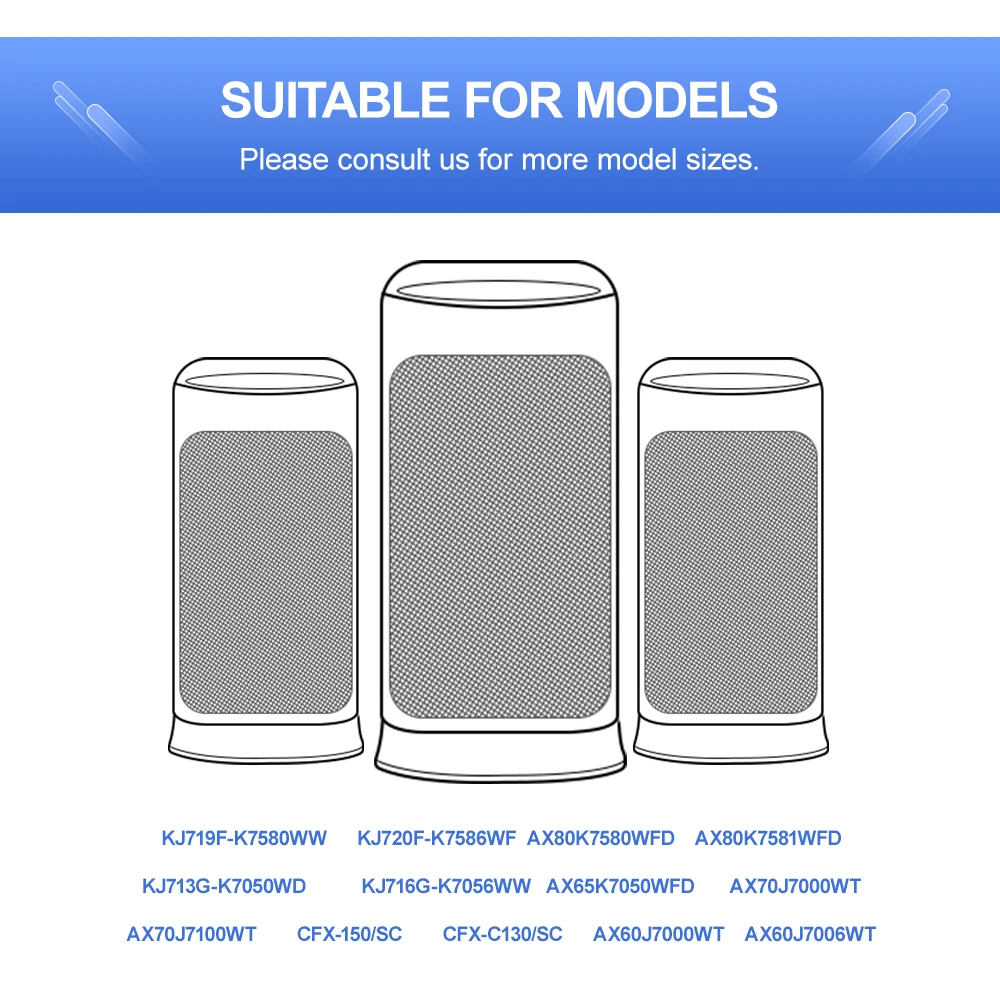 H12 Hepa и Композитный фильтр с активированным углем очистителя воздуха для Samsung