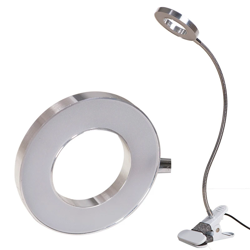 Светодиодная настольная лампа рабочая акриловая гибкая для защиты глаз стола