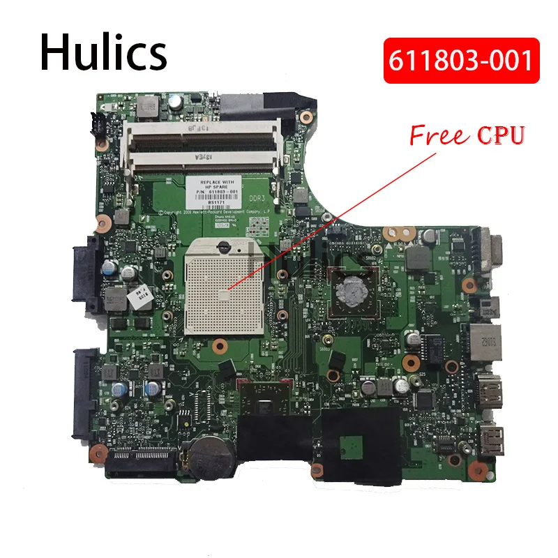 Материнская плата Hulics Original 611803 001 для HP 625 325 CQ325 CQ625 425 основная ноутбука DDR3