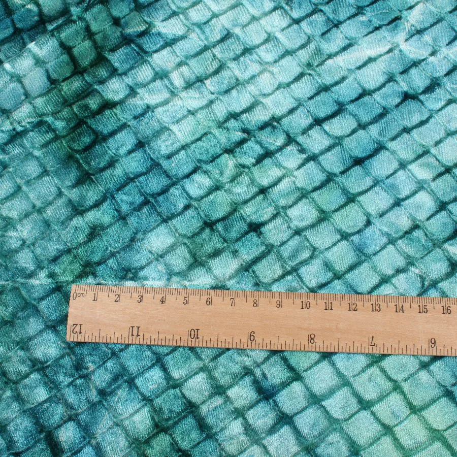 Высококачественная трикотажная эластичная бархатная ткань с ромбовидным