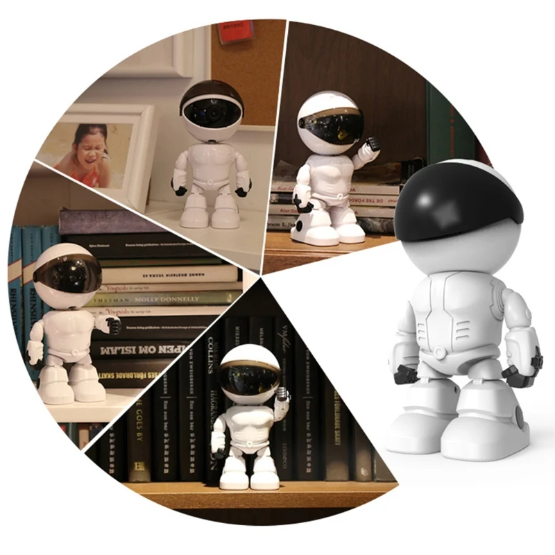 

Night vision Motion Detection Two way-Audio Home Security Surveillance Robot