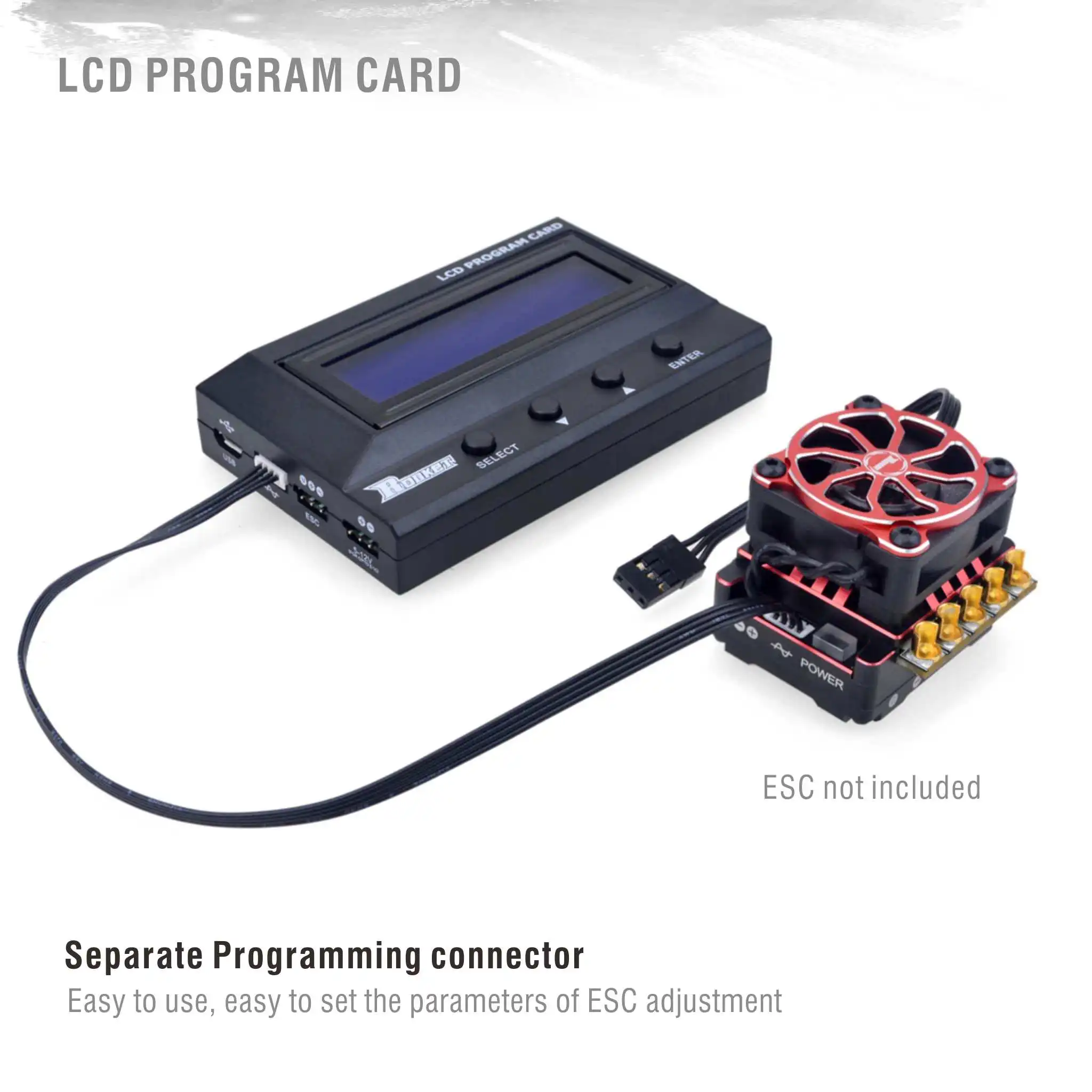 

Surpass Hobby Program Box For Rocket 160A V2 ESC RC Car Parts Without Memory Card