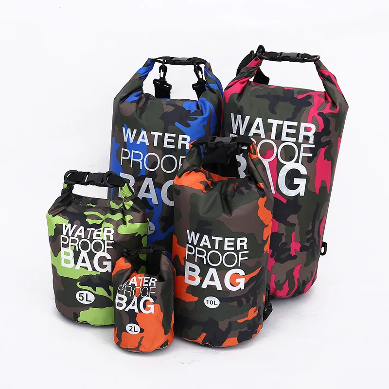 

Водонепроницаемая сумка для плавания 30 л, сухая сумка, камуфляжные цвета, сумка для хранения рыбалки, лодки, каякинга, дрифтинга, рафтинга, 2 ...