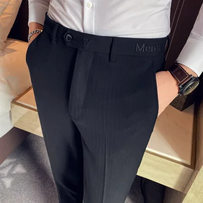 

Темный в полоску в британском стиле маленькие штаны для девочек Для Мужчин's новинка, на каждый день, маленькие-подштанники для девочек брюк...