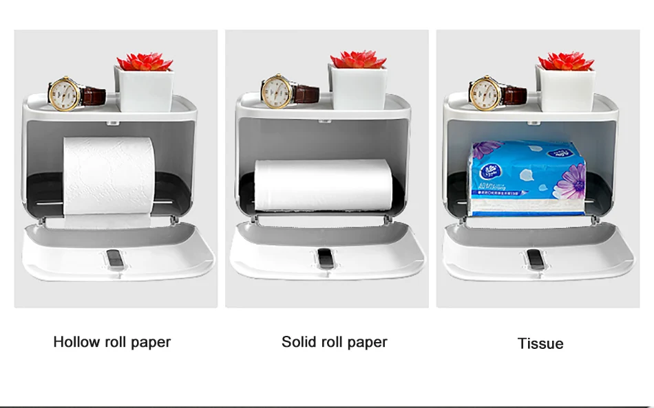 Настенный держатель для туалетной бумаги ONEUP для ванной комнаты Водонепроницаемая коробка для салфеток стойка для домашних запасов портативный держатель для туалетной бумаги