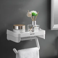 multi function towel rack wall mount roll paper storage toilet bathroom vanity table kitchen holder racks shelves