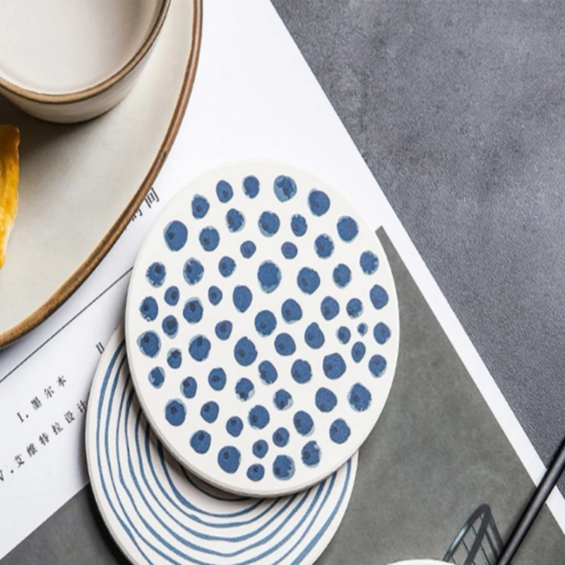 Силиконовая водопоглощение Быстросохнущий Подставка под кружку Коврики на стол