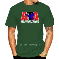 new 2021 ata taekwondo martial arts logo mens black t shirt size s to cartoon t shirt men unisex 2021 fashion tshirt free ship