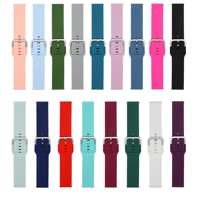 

Ремешок силиконовый для часов Amazfit Bip, спортивный браслет для Xiaomi Amazfit GTS 2 Mini / Bip S U Haylou LS02 20 мм