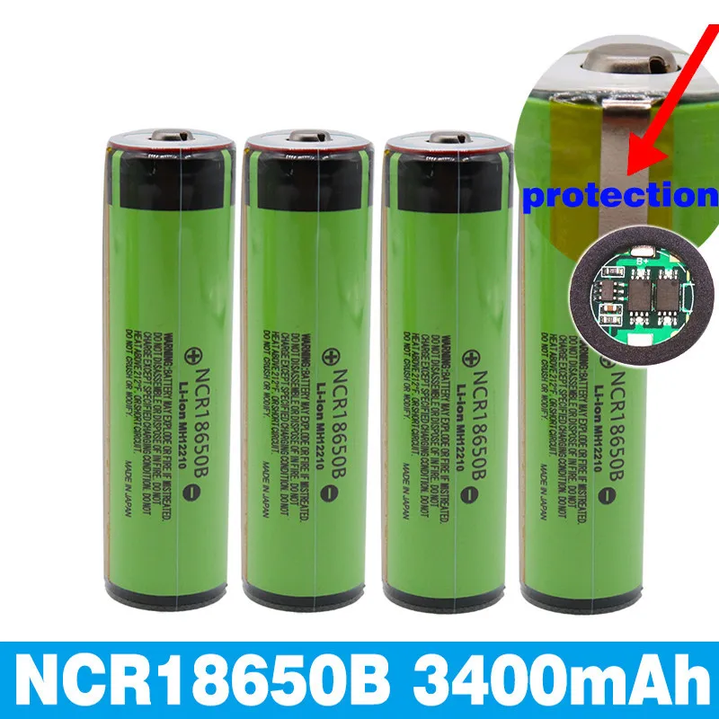 

Batterie lithium rechargeable, 3.7V, 3400mAh, pour bricolage, nickel, 18650