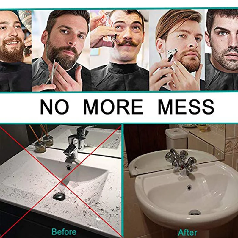 Водонепроницаемый Мужской фартук для ванной комнаты мужской триммер ухода за