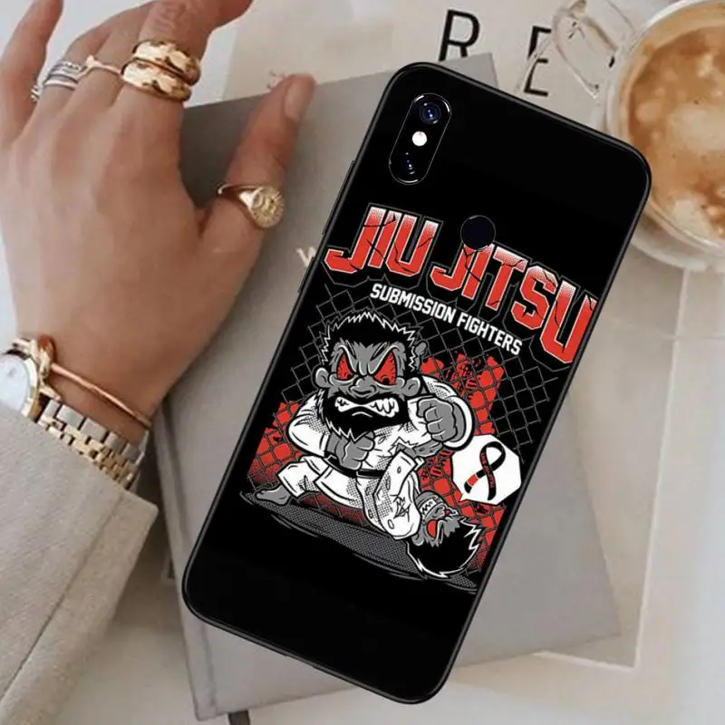 

BJJ Brazilian Jiu Jitsu Phone Case For Xiaomi Redmi 7 8 9t a3Pro 9se k20 mi8 max3 lite 9 note 9s 10 pro