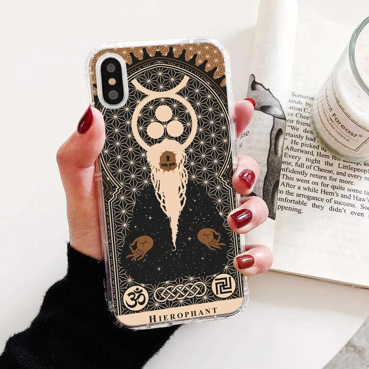 Силиконовый чехол из ТПУ с изображением ведьмаков Луны Таро загадочного тотема