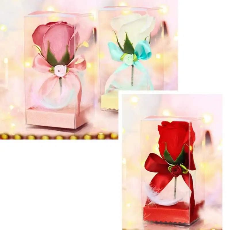 Женская Роза с коробкой для свадьбы сушеный цветок Вечные розы подарки на день