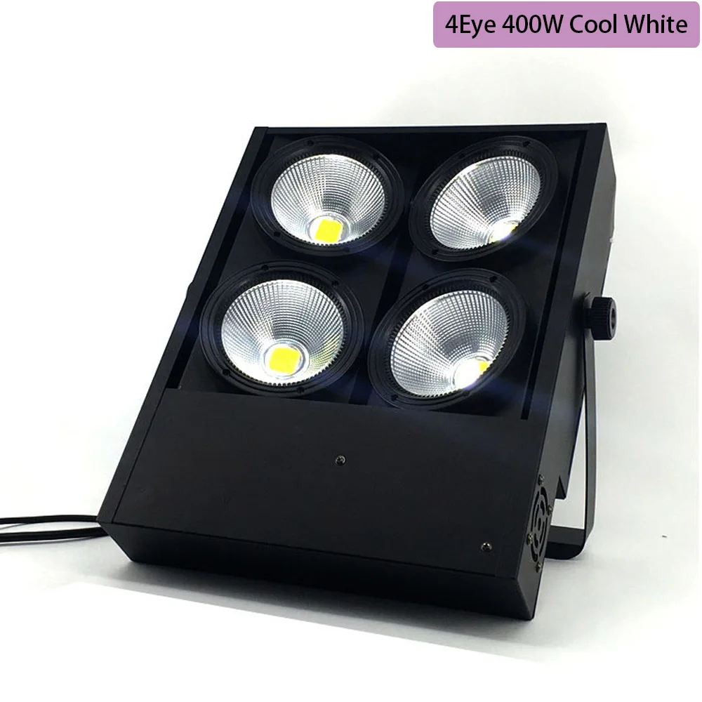 4Eye 400W Cool White 1 шт. 200 Вт COB Stgae светильник 4x100 Вт Led Blinder 100 Вт RGBWA UV 6в1/5в1/4в1/Холодный теплый белый DJ Par Точечный светильник для баров и театров - Цвет: 4Eye 400W Cool White