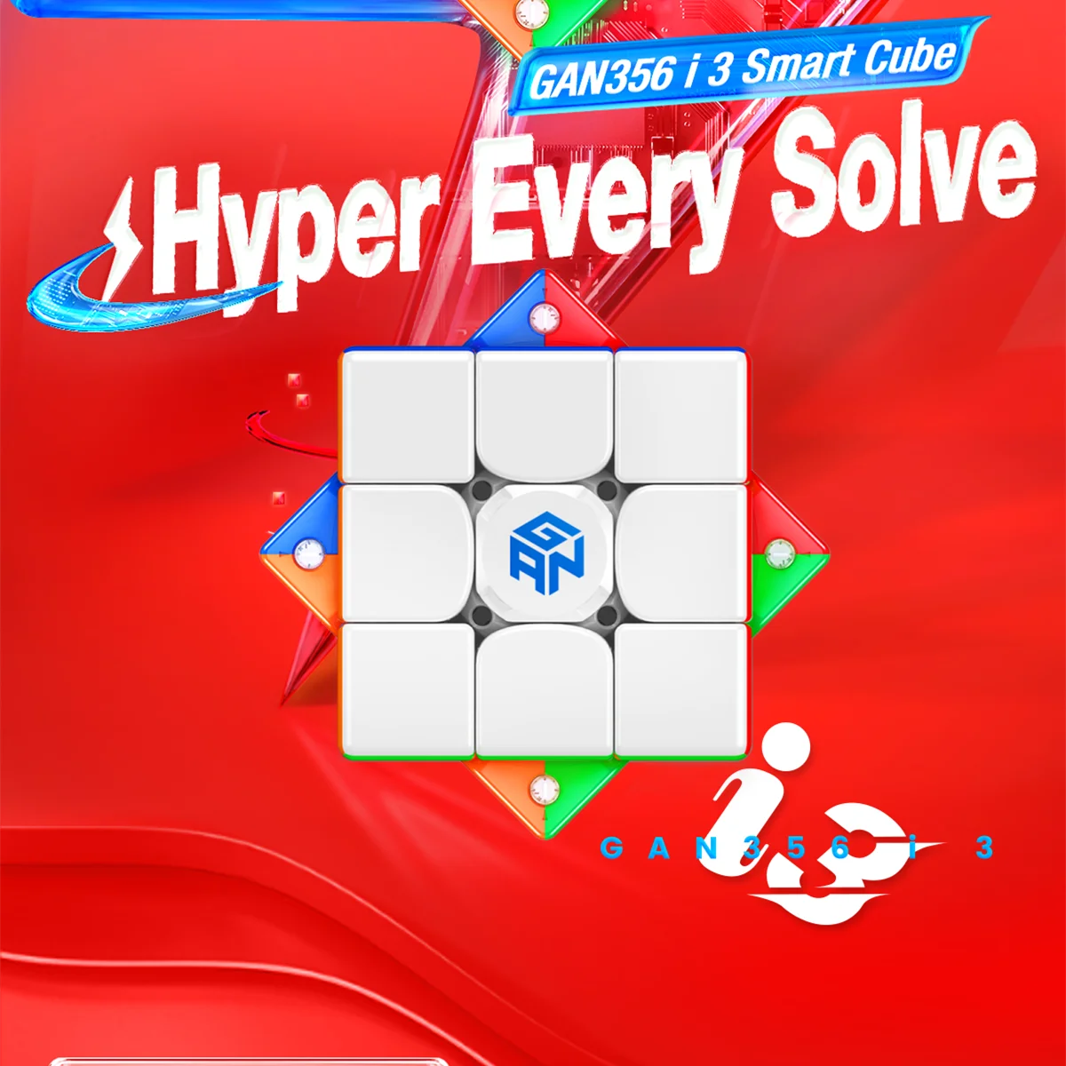 GAN 356 i3 магниты магический куб Stickerless gan356 Smart Cube 3x3 профессиональный головоломка