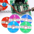 Оплетка для удаления припоя из 99.9% чистой меди, фитиль для удаления припоя, Оловянная паяльная впитывающая проволока для телефона, инструмент для ремонта BGA