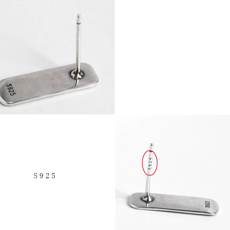 

La Monada Korean Small Silver Earrings Woman Asymmetric Stud Earring Silver 925 Vintage Chinese Earrings For Women Jewelry