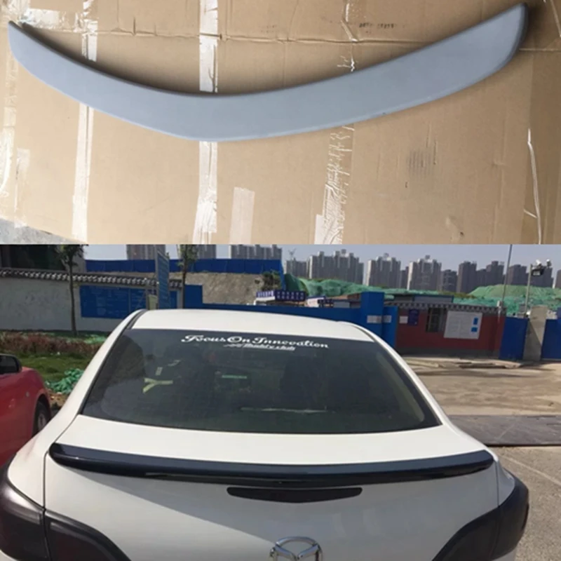 Для Mazda 3 4 двери седан 2011-2016 АБС-пластик неокрашенный праймер хвост крыло