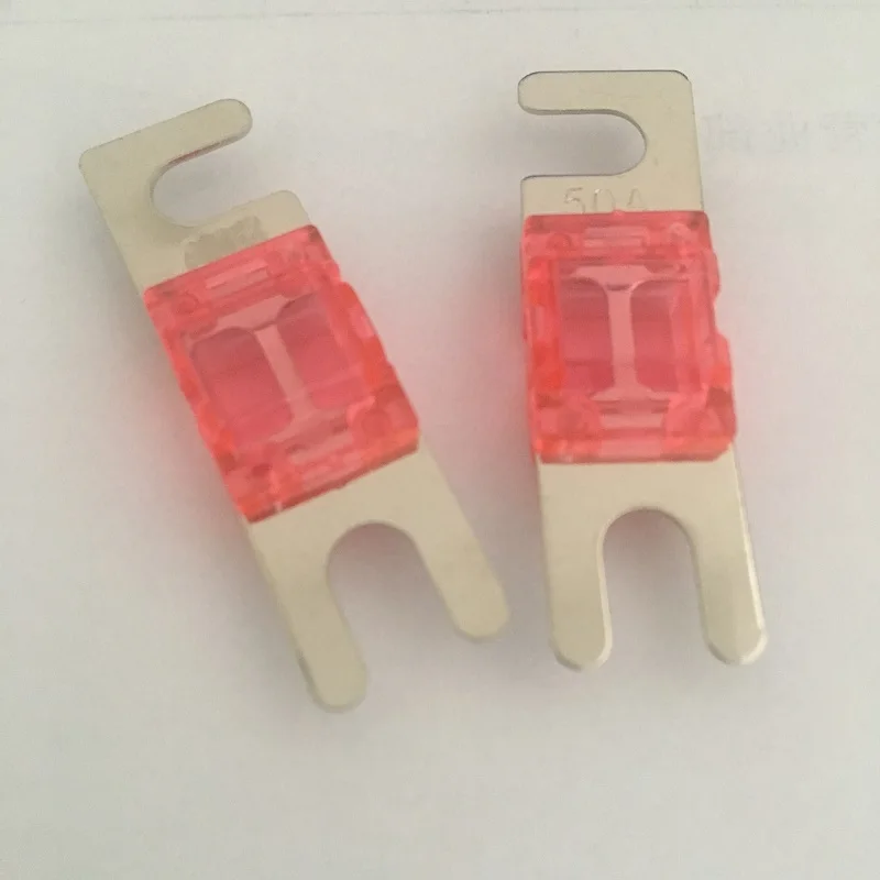 Автомагнитола 100 шт./пакет 50A никелированная предохранитель AFS MINI предохранители