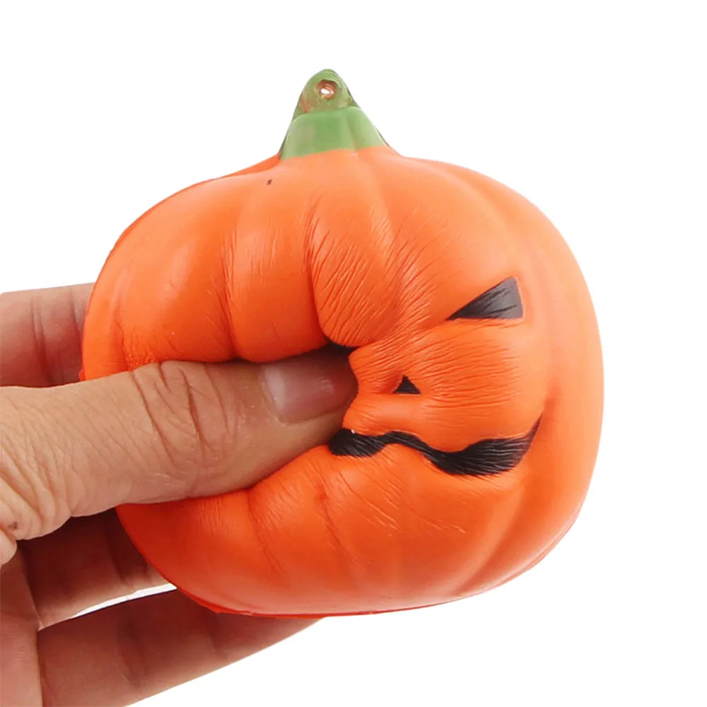 

Halloween Soft Pumpkin Cartoon Squishy Slow Rising Squeeze Toy Phone Straps Squeeze Toys Antistress Child Kid Baby Toys