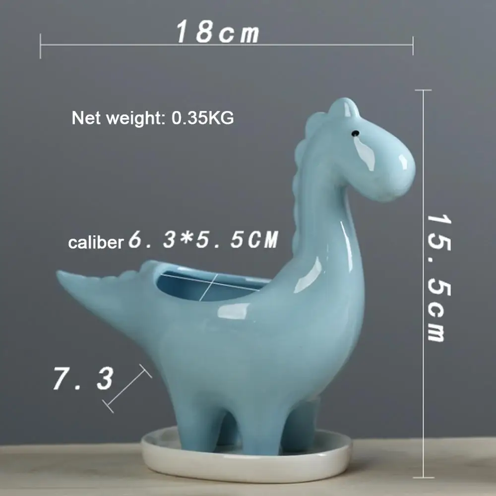 Динозавр животные цветочный горшок для кактуса суккулент растений цветок бонсай