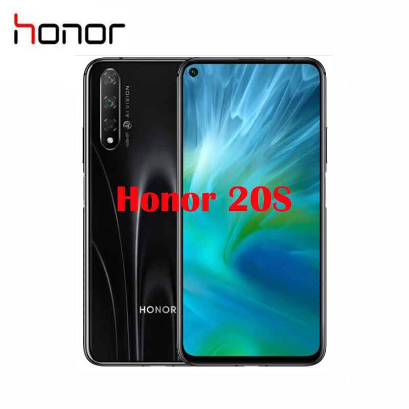 Новый оригинальный официальный сотовый телефон Honor 20 S 6 26 дюймов Kirin 810