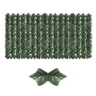 1*3 м симуляция защиты от УФ-лучей забор из листьев сетка искусственный Плющ экранирующие рулоны зеленые листья забор конфиденциальности для наружного сада идеально