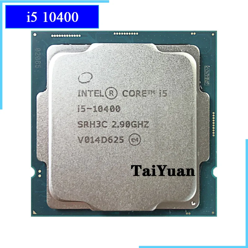 Процессор Intel Core i5-10400 i5 10400 2 9 ГГц шестиядерный двенадцатипоточный ЦПУ L2 = 1 5 M L3 12M 65