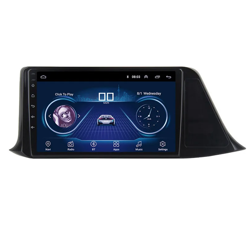 9 дюймов IPS и 2.5D сенсорный экран Android 8 1 автомобильный DVD GPS навигатор для Toyota C-HR ЦР