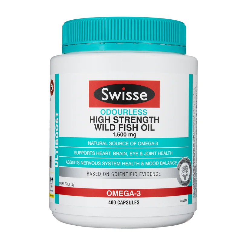 Безупречное Высокопрочное масло дикой рыбы swise 400 капсул |