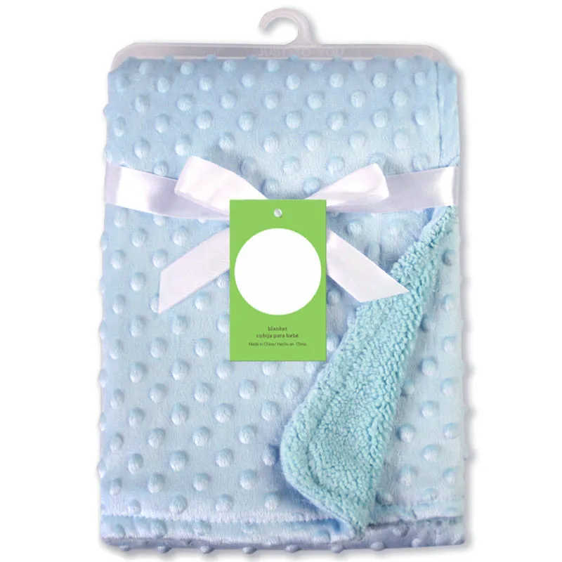 Manta de beb&eacute; arrullo para reci&eacute;n nacido, pa&ntilde;ales de beb&eacute;, manta polar suave t&eacute;rmica, juego de ropa de cama s&oacute;lida, edred&oacute;n de algod&oacute;n, productos de ba&ntilde;o para reci&eacute;n nacido-4