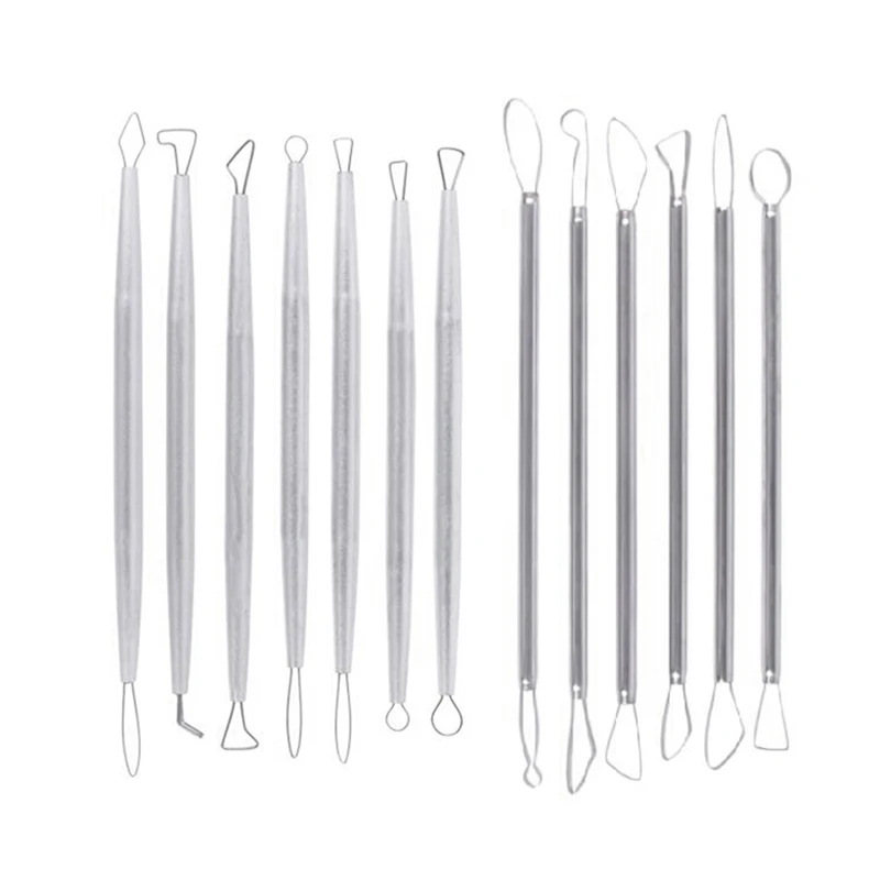 

Polymer Clay Tools Pottery Ceramic Sculpting Tools Carving Ribbon Wire End Loop Clay Tools Set