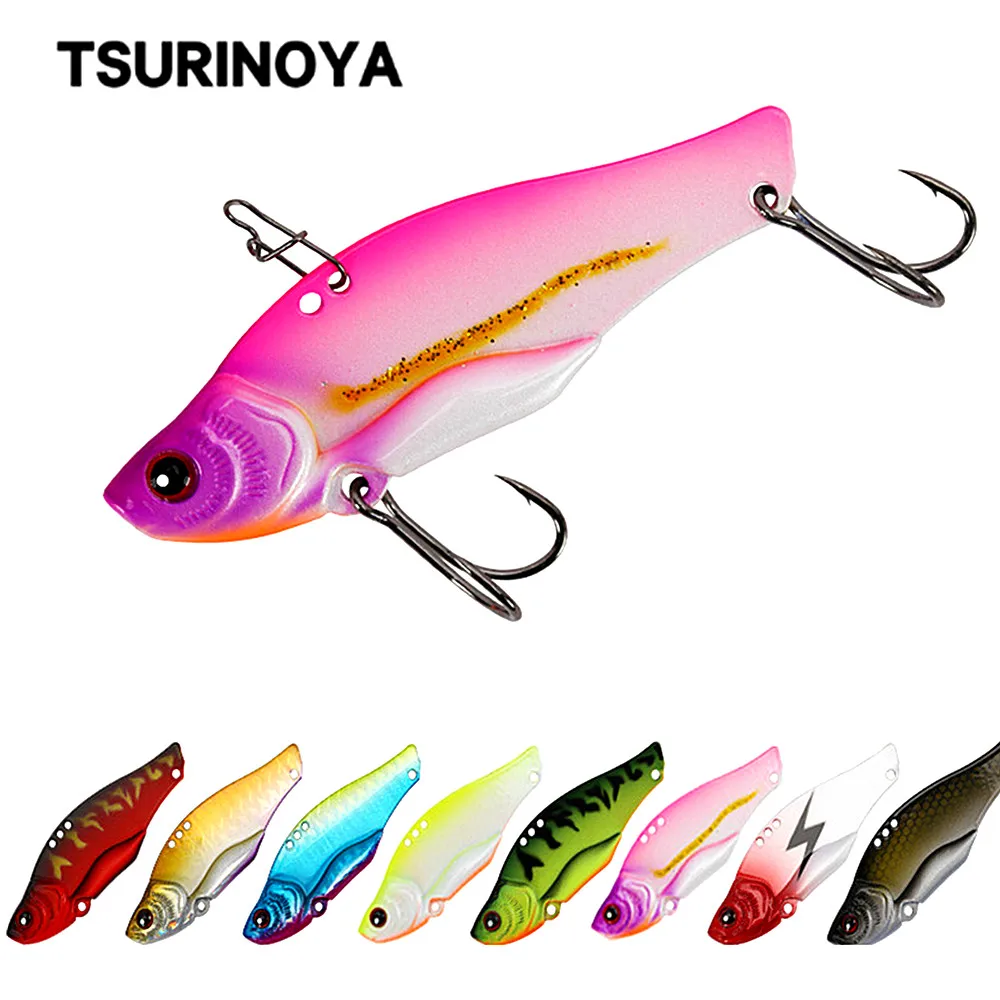 

TSURINOYA GOBLIN TEPAN VIB Fishing Lure 7g 11g 14g 17g Sinking Meta Vibration Hard Bait for Carp Fishing Wobblers Swimbait Pesca