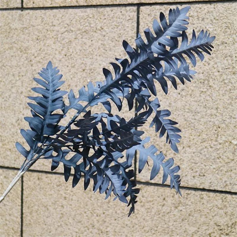 

10Pcs Fake Long Stem Kashiwa (3 stems/piece) 42.13" Length Simulation Autumn Greenery for Home Decorative Artificial Plants