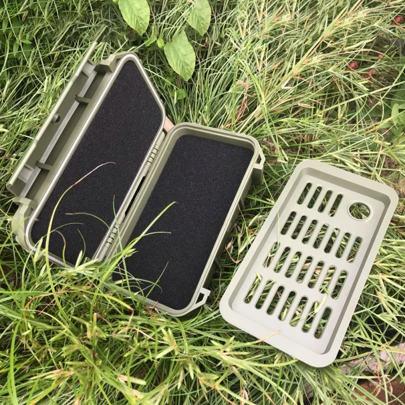 

New Double Layer Plastic Waterproof Airtight Survival Case Container Camping Outdoor Travel Storage Box Safety Case