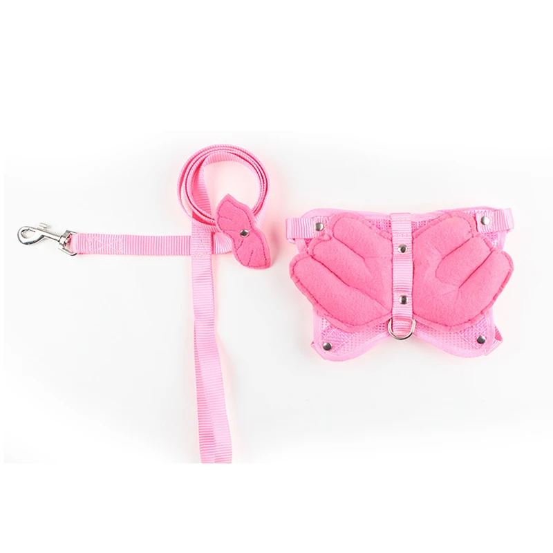 Шлейка с крыльями ангела для кошек одежда маленьких собак милый ошейник щенков