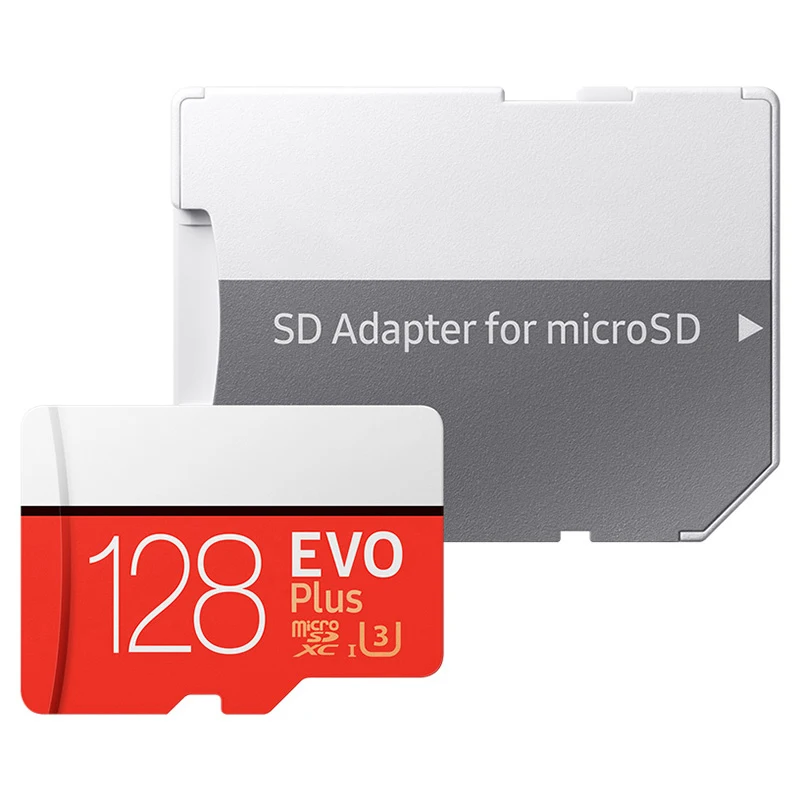 TF карта памяти Micro SD 128 ГБ/64 Гб/32 ГБ/16 Гб микро SD/TF EVO версия скорость чтения 100 МБ/с. U3