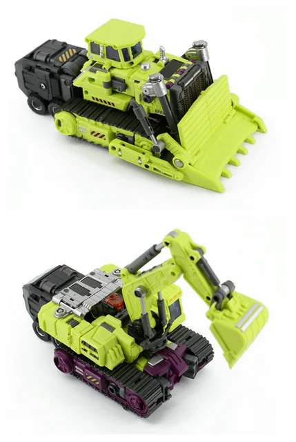 SET A(NO BOX) JINBAO трансформация G1 Devastator 6 в 1 негабаритных ко Bonecrusher грузовики крюк гравитационный скребок фигурка робот игрушки модель - Цвет: SET A(NO BOX)