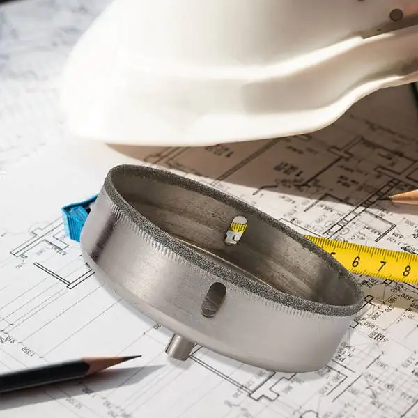 Алмазная дрель 110 мм Диаметр развертки Trepan broach для керамического стекла