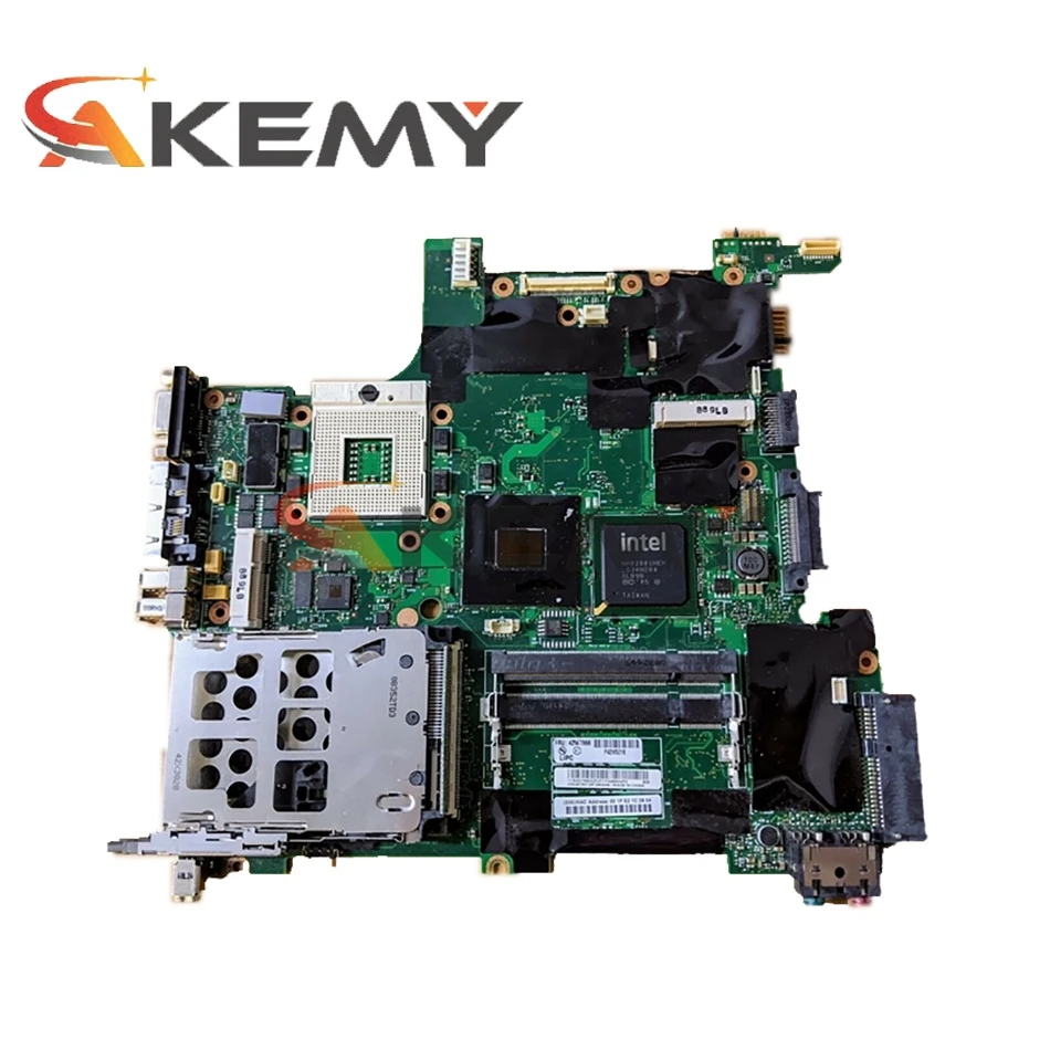 akemy 41w1487 42w7868 14 1 inch notebook pc main board for lenovo thinkpad t61 motherboard system board ddr2 free cpu free global shipping